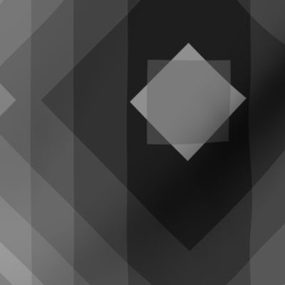 Black Gray Abstract Geometric Diamond Stripes 2