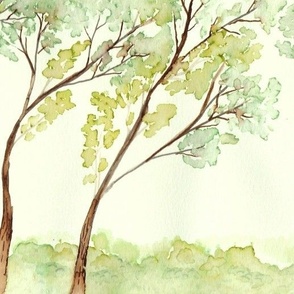 Gently Swaying Trees