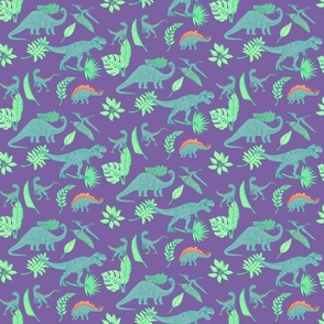 Dinos purple 6”