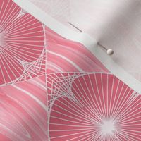 MSDC1 - Marbled String Art Dreamcatcher in Pink - 