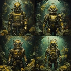 Antique Diving Suits Reimagined