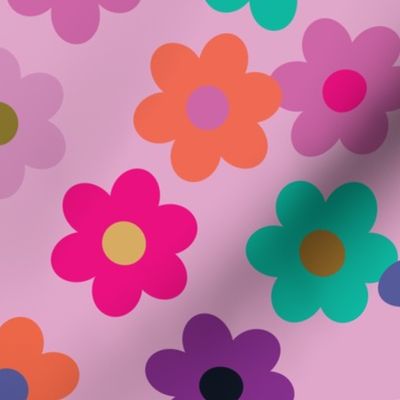 daisy daisy: chosen purples + pinks