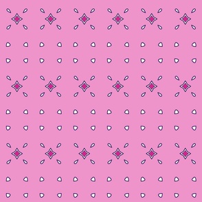 pink small geometric / medium