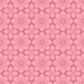 Paper Rosettes in Rose Blush