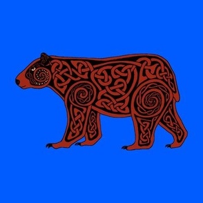 Celt Brown Bear on Cobalt