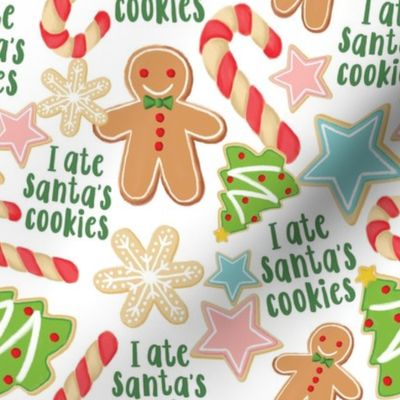I Ate Santa's Cookies - White, Medium scale