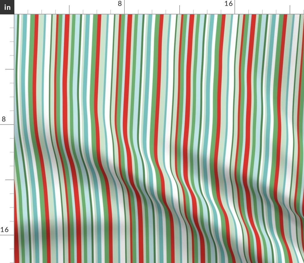 Christmas Stripe - Medium Scale