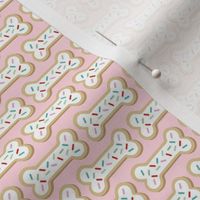 Dog Bone Cookies - Pink, Small Scale