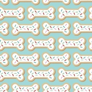 Dog Bone Cookies - Blue, Large Scale