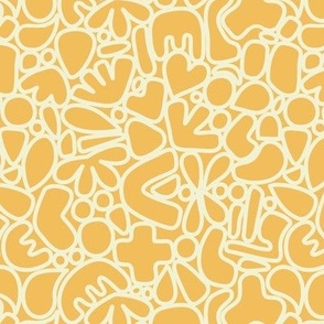 yellow and yellow shapes - medium