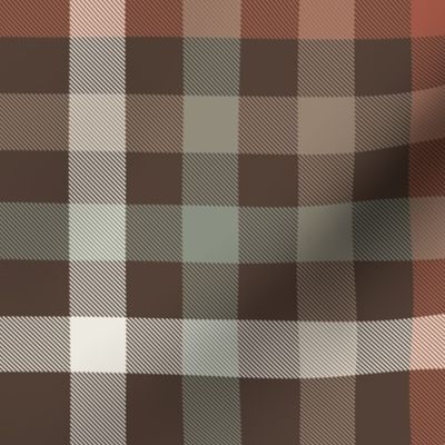 Blanket Plaid II | Woodland Brown Red Green | Cabincore