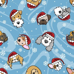 Kawaii Dogs Christmas