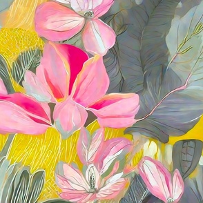 floral pastel watercolor