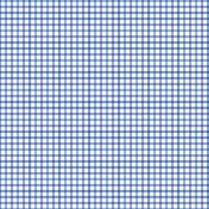 (Micro) Gingham check  in blue and purple