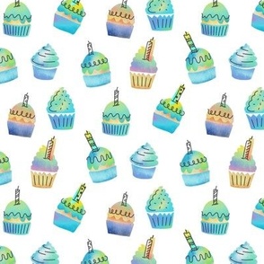 Birthday Cupcakes Boy