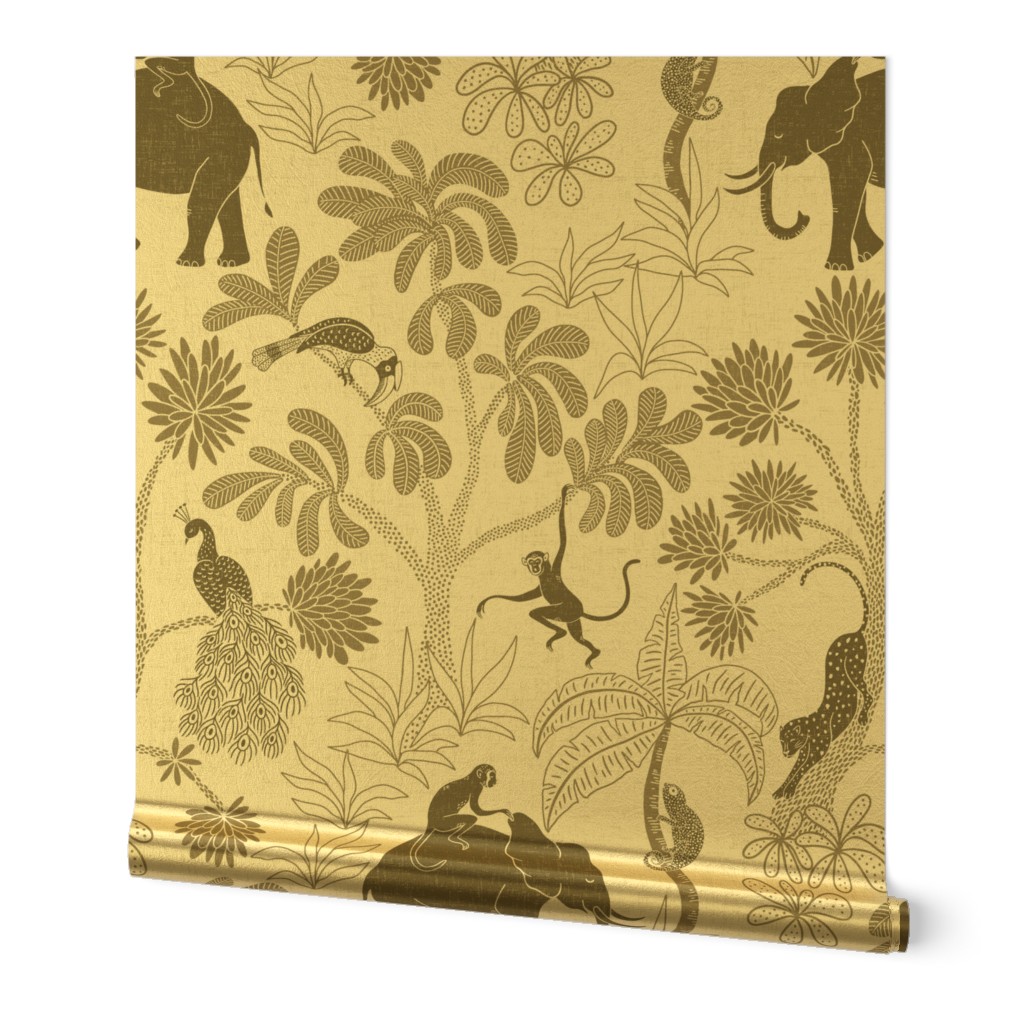 Elephant jungle/light neutral with texture