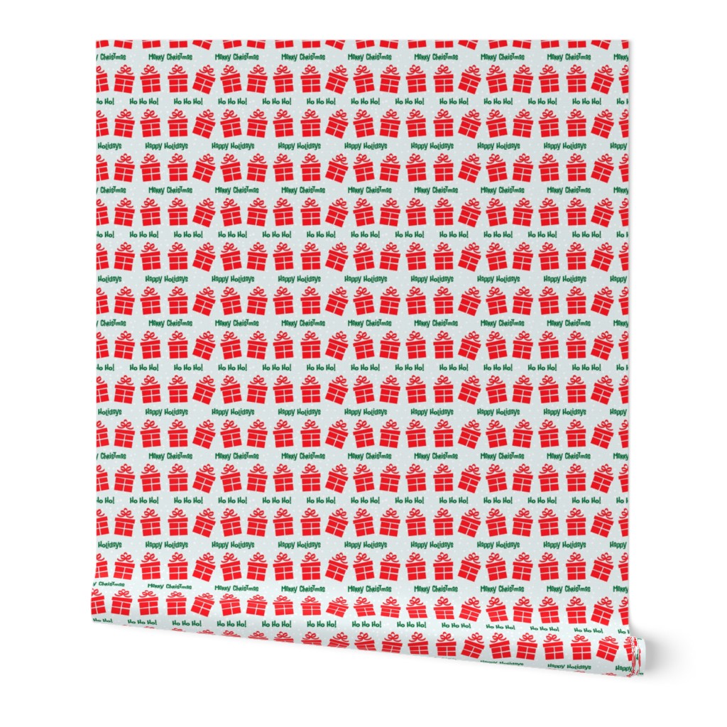 Retro Style Gifts Christmas Pattern