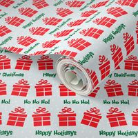 Retro Style Gifts Christmas Pattern
