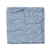 Small - Blue Paint Strokes - Modern Abstract - Lines ©designsbyroochita