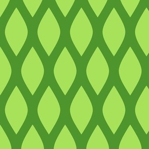 Lovely Lunes - LARGE – Geometric Mono Lime Green