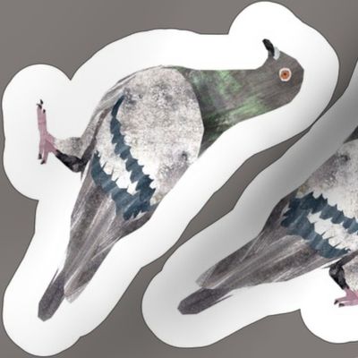 Pigeon (calmane) cut-and-sew plushie