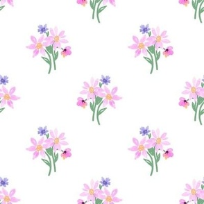 Pink Daisy Dreams Petite Floral Bouquet_Medium Scale 