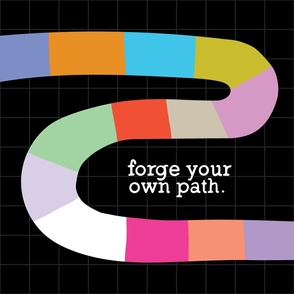 Forge Your Own Path Throw Pillow