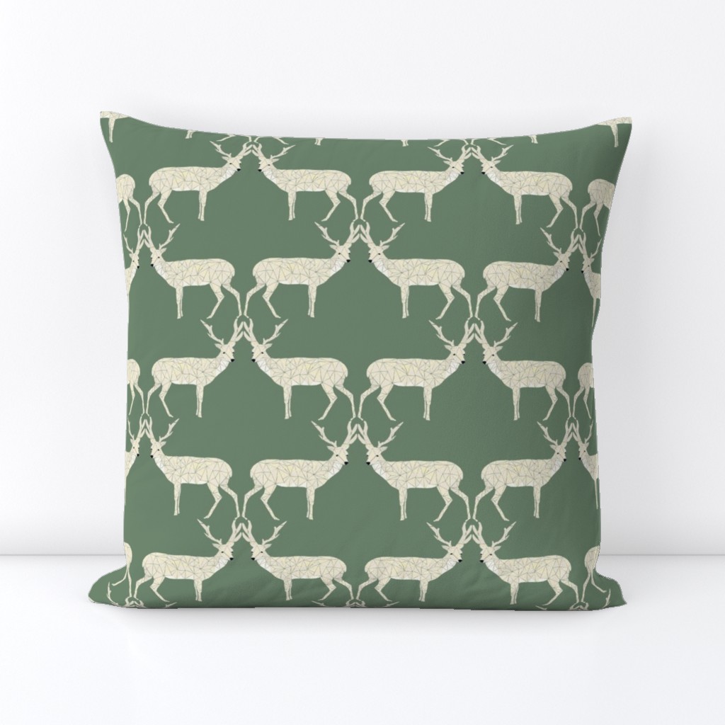 Christmas Deer - Sage Green