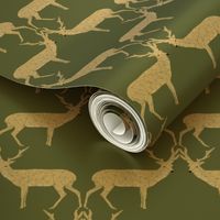 Christmas Deer - Sage Green