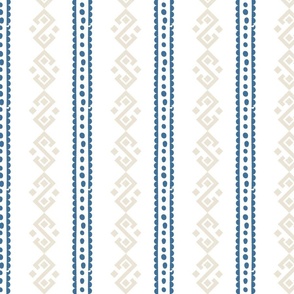 Navy Kismet floral stripe
