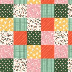 Let it meow quilting coordinate pink