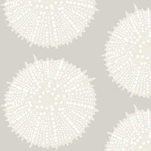 Urchin  Coastal Large Warm Neutral_ Cream and White inspired by SW Crushed Ice