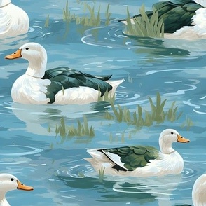 Ducks in a Pond - Medium