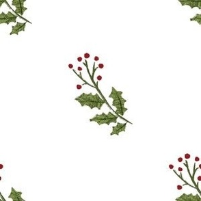 Whimsical Holly Flowers