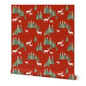 Christmas Deer - Woodland