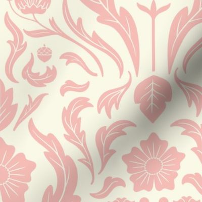 Floral Damask - Pink