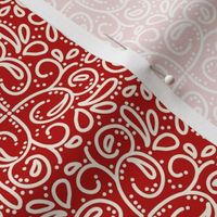 Winter Thyme Linework Red