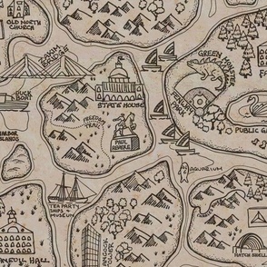 Boston Fantasy Map