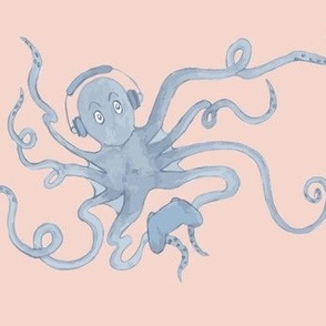 Octopus Gamer - Pink - Large 