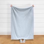 Distressed Floating White Squares on Light Blue