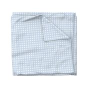 Distressed Floating White Squares on Light Blue