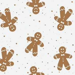 Gingerbread Men - white