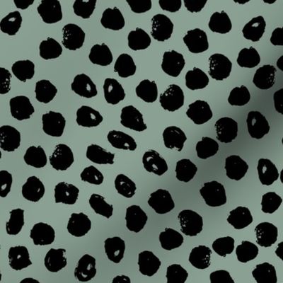 dot // dots fabric inky spots fabric andrea lauren design