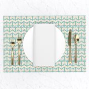 Coastal Chic Anchor Opal Green And Sea Green  - xs