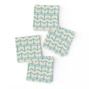 Coastal Chic Anchor Opal Green And Sea Green  - xs