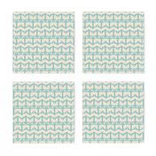 Coastal Chic Anchor Opal Green And Sea Green  - xs