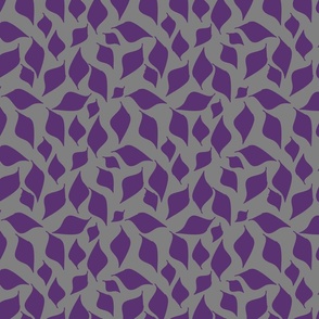 Abstract purple leaves