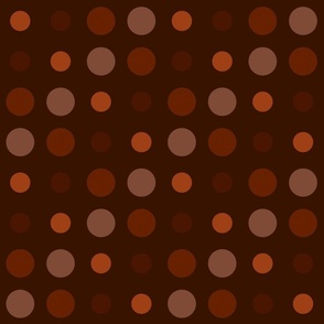 rust and orange dots