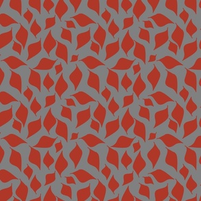 Abstract red-orange leaves '