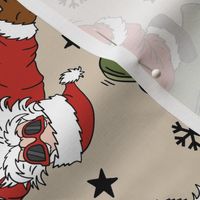 Skateboard Santa  Beige BG - Large Scale